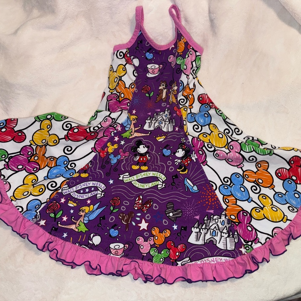 Adorable bright fun Disney theme dress.